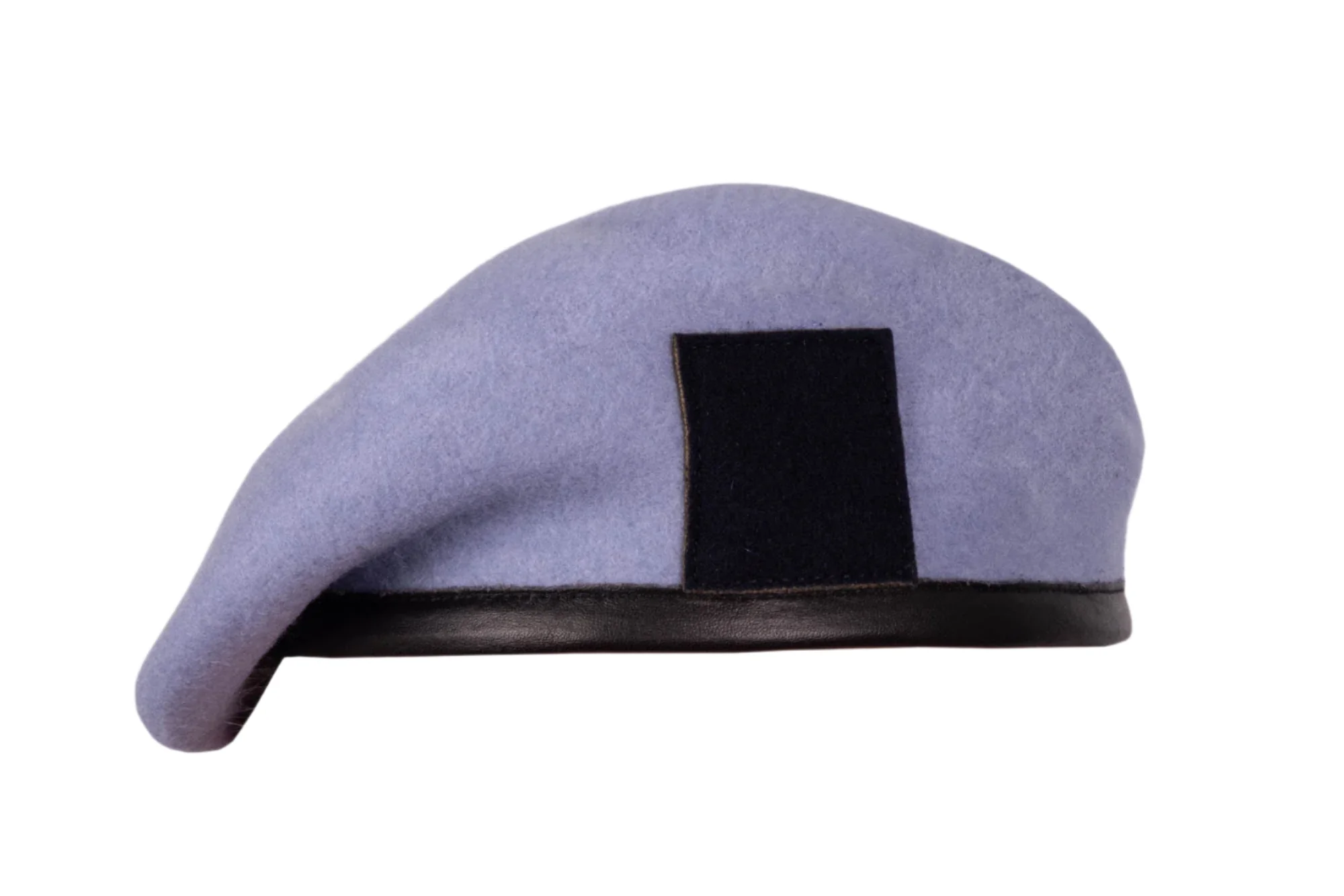 AAC Blue Beret Supplied with Navy Beret Badge Backing Patch stitched on
