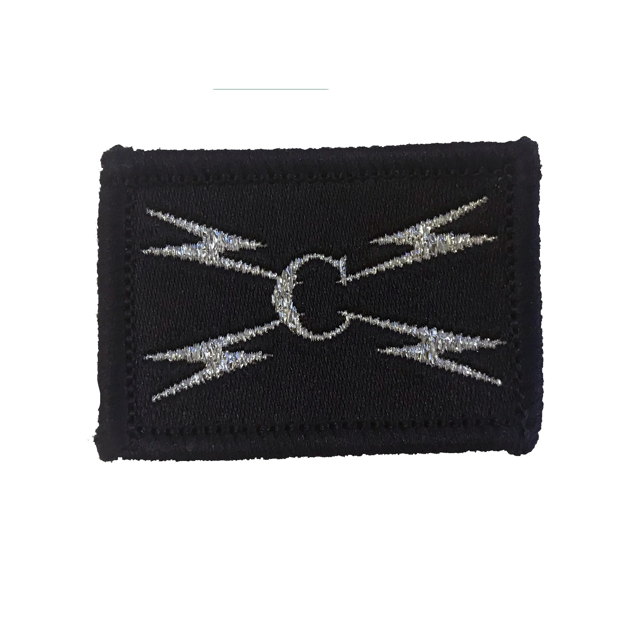 Air Cadets Cyber Specialist Badge - Advanced Silver Badge - Merrow Border - Paper Backing