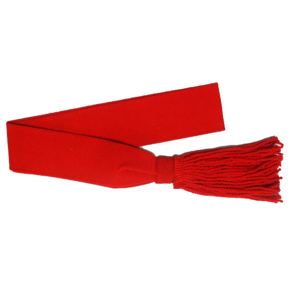 Army Sgt's Sash - Shoulder - Scarlet