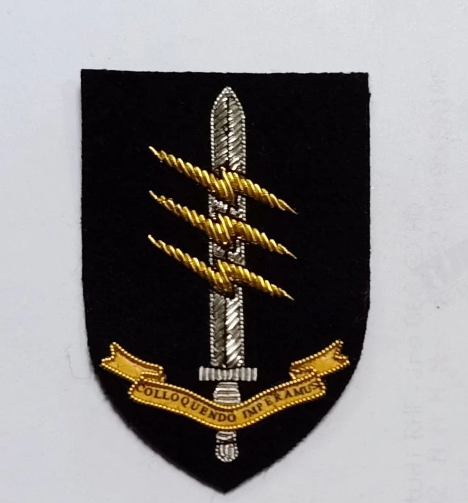 Beret Badge - 18 Sigs SF Communicator - Embroidered
