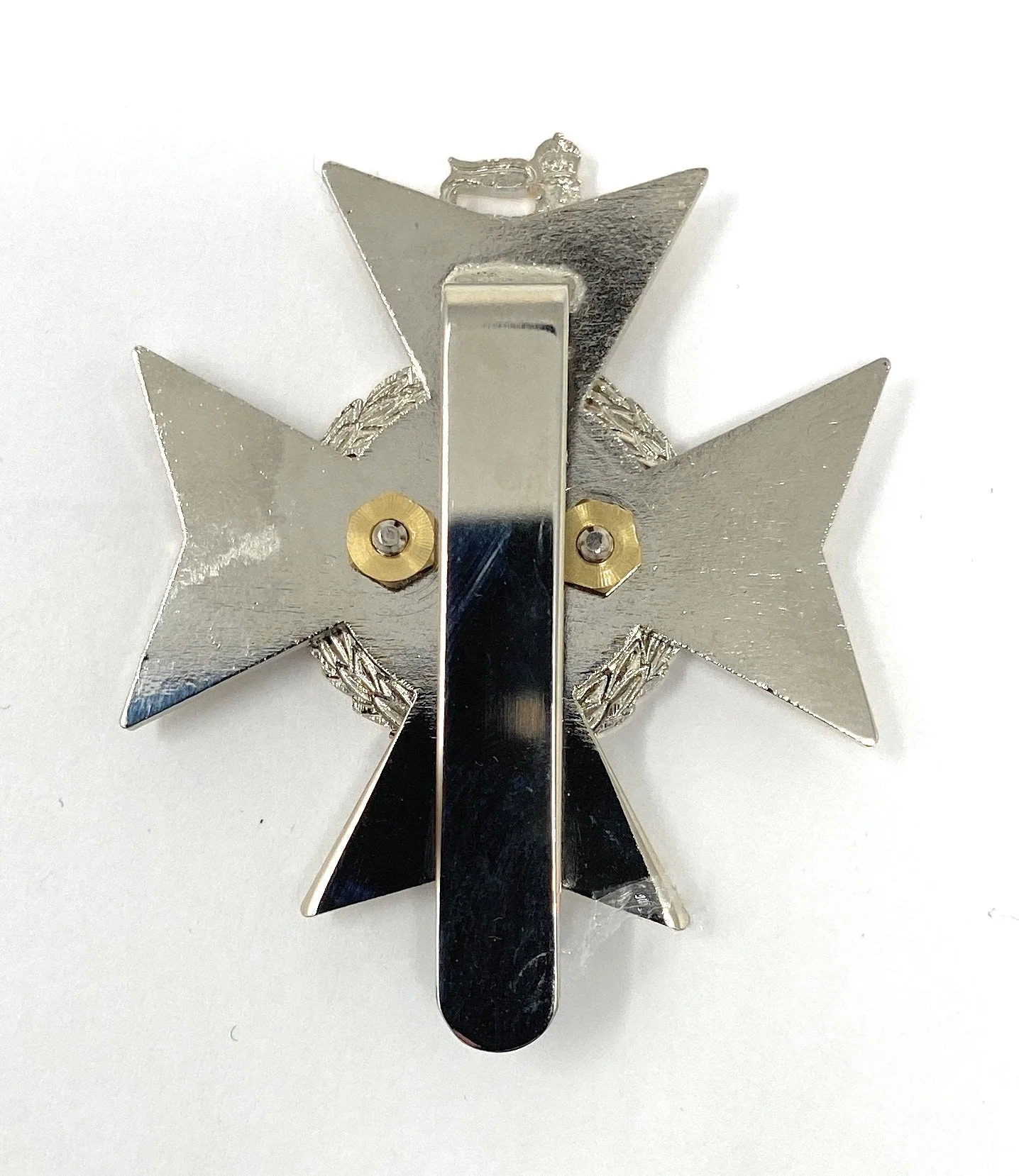 Cap Badge - Light Dragoons - O/R - V-Hook - Image 2