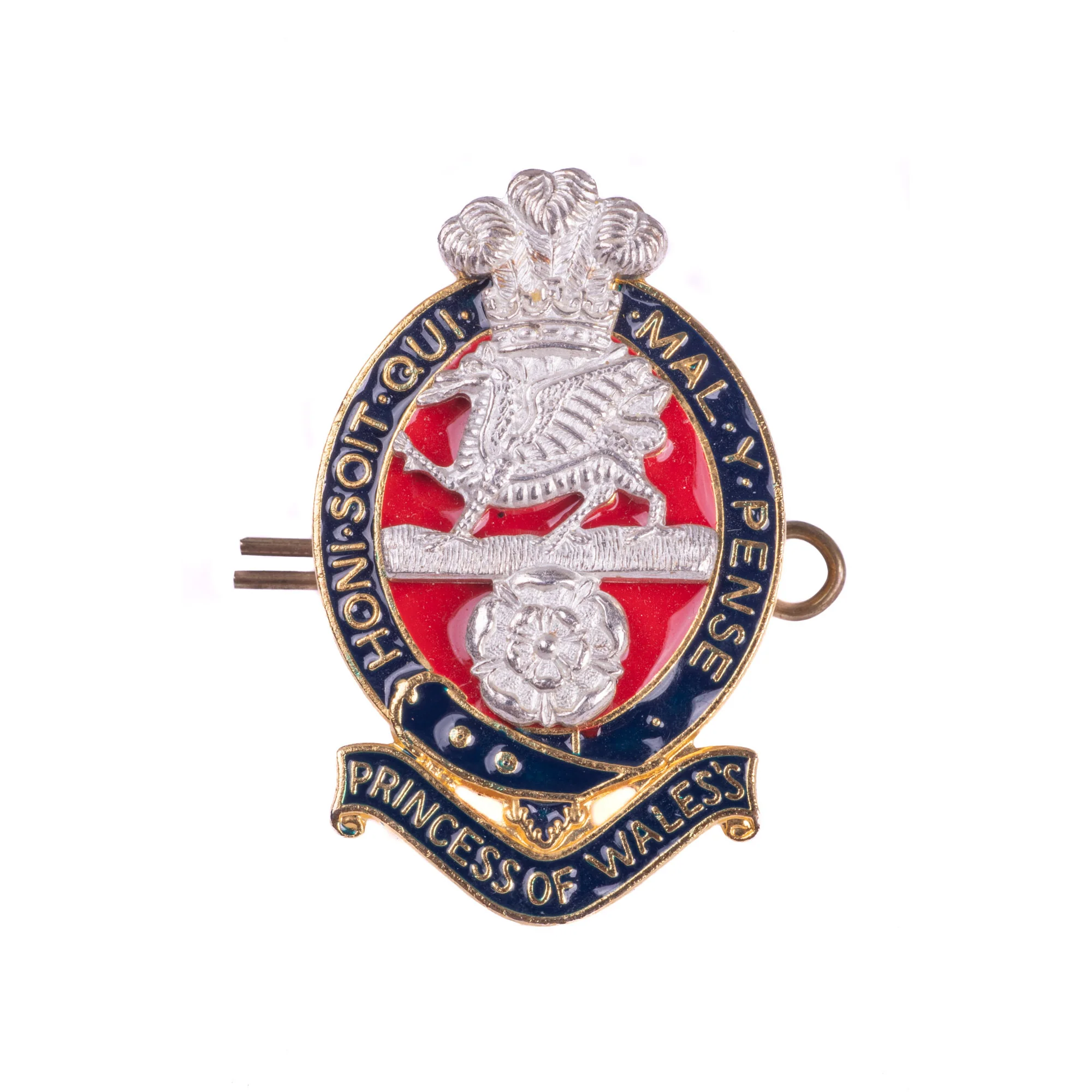 Cap Badge - PWRR Officers' - No 1 Dress