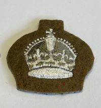 Crown - 37mm - Khaki Ground - Guards - Pairs - Tudor Crown