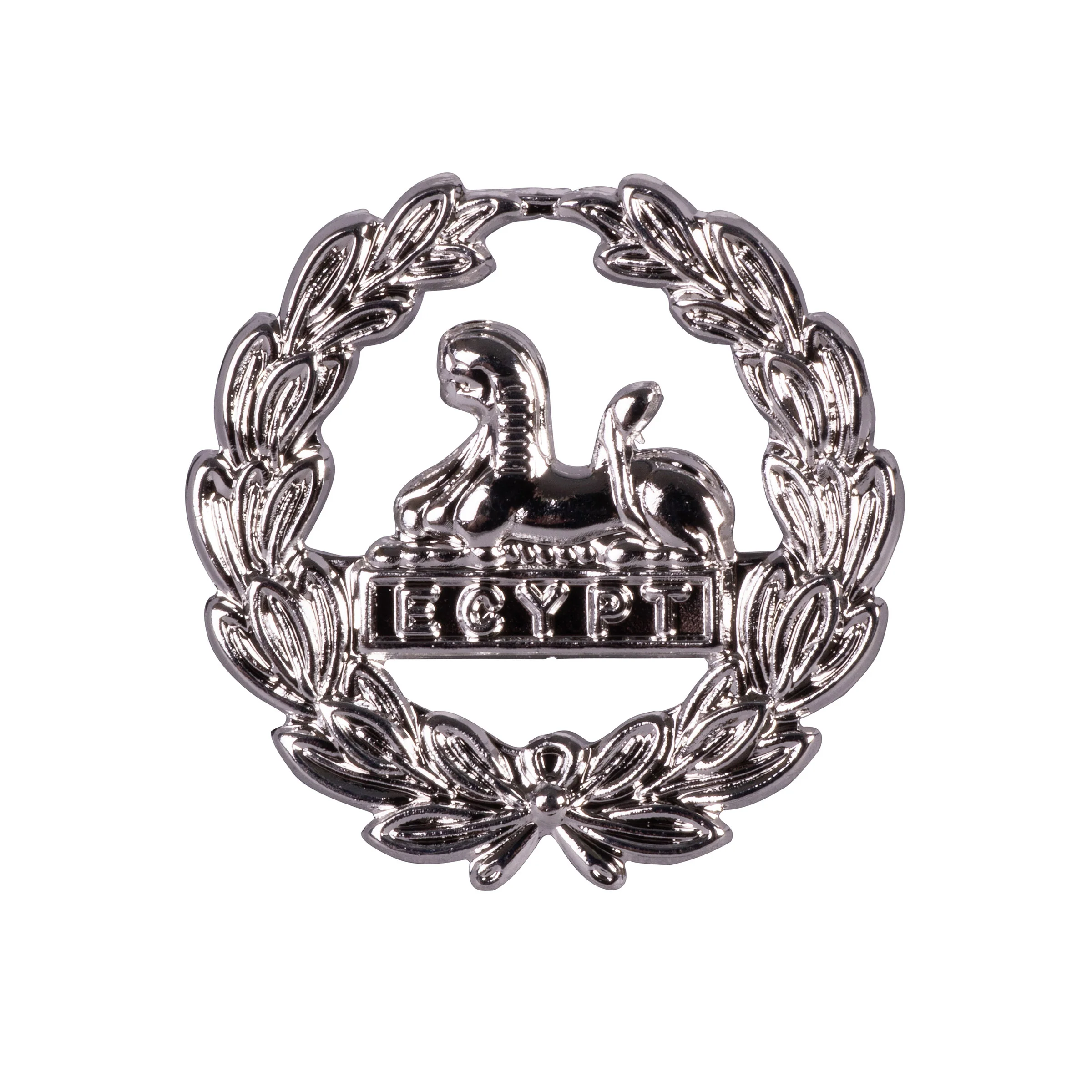 Forage Cap Back Badge - The Rifles - Sil. Plate 2 Prongs