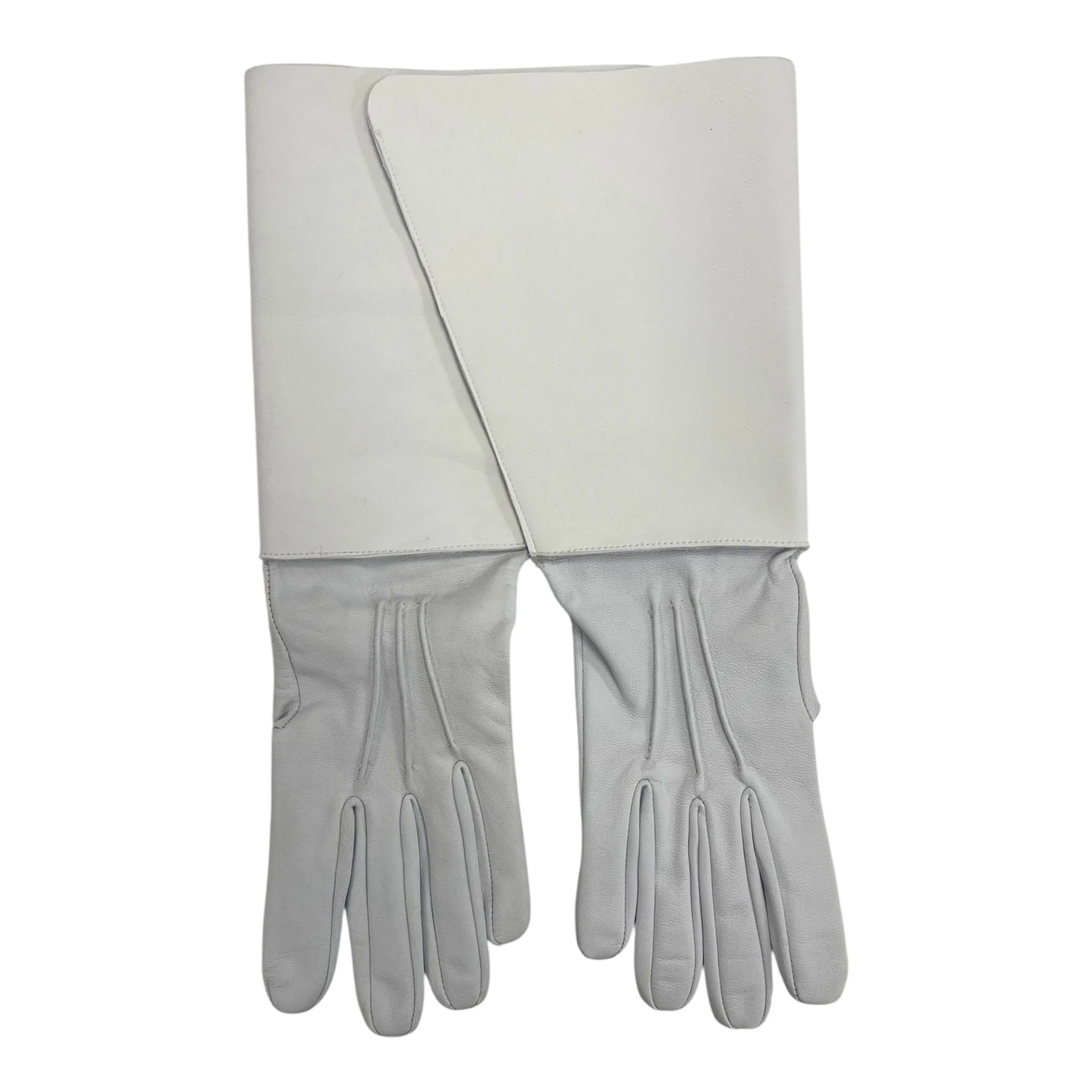 Gauntlet Glove - United States Drum Major, White leather glove