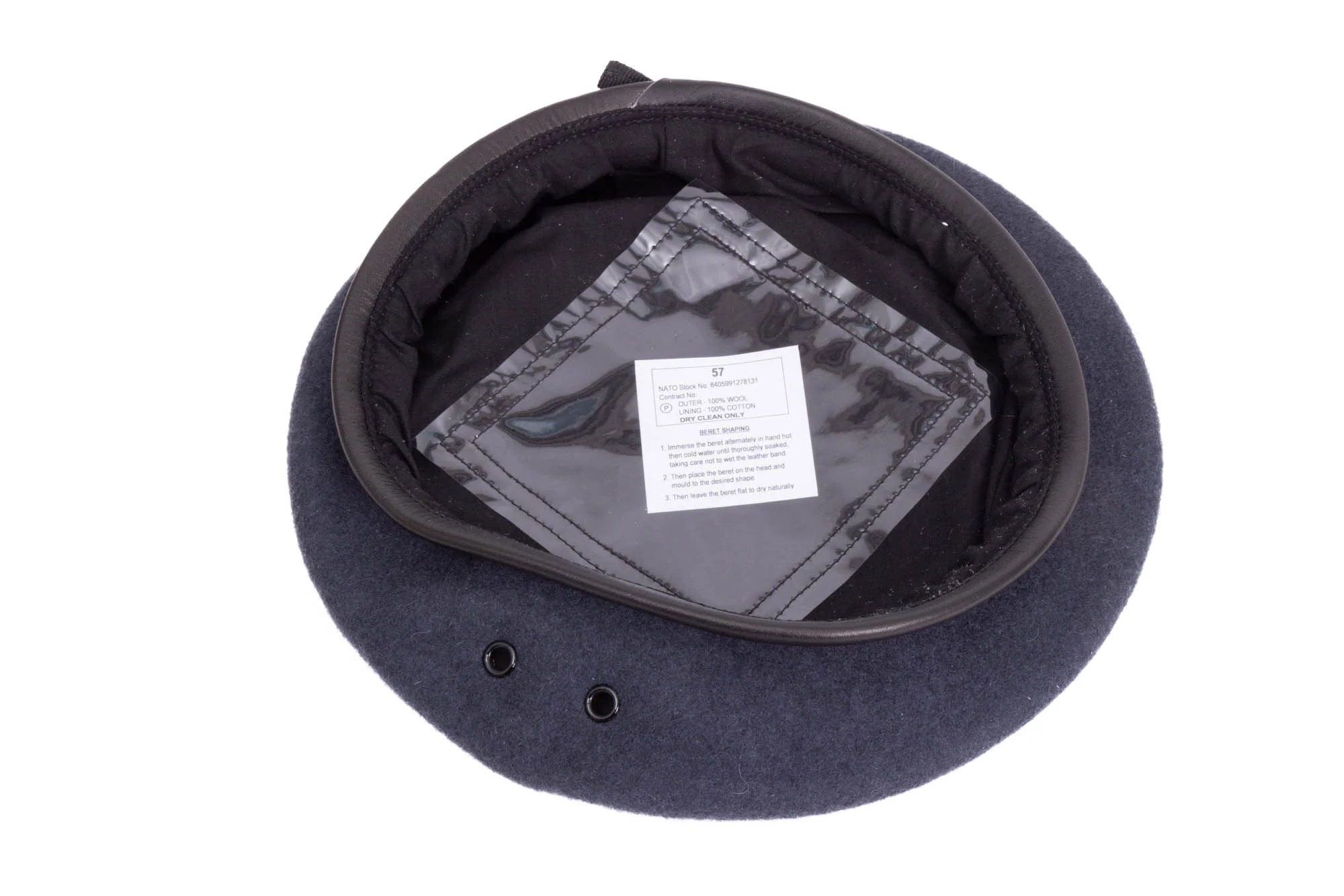 Cadet Forces RAF ATC Beret - Silk Lined - Small Crown - Image 4