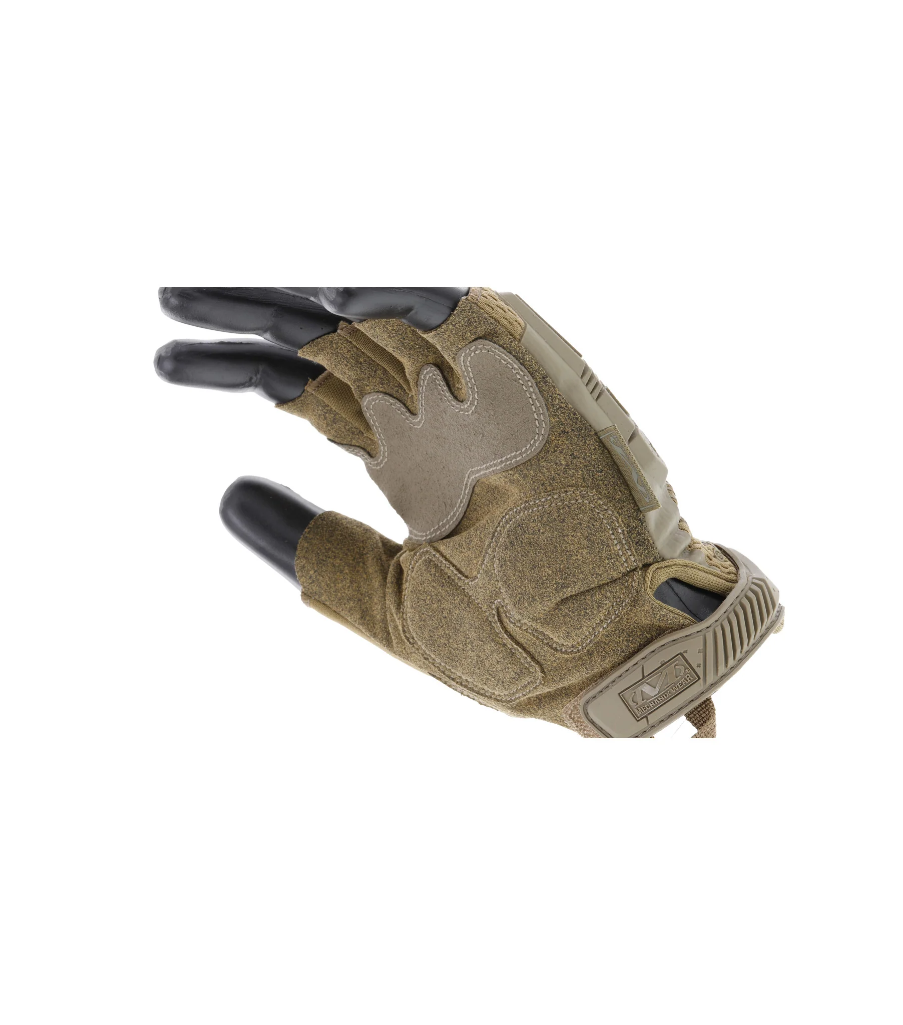 Mechanix Wear M-Pact Fingerless Coyote Gloves- Size extra large - Image 7