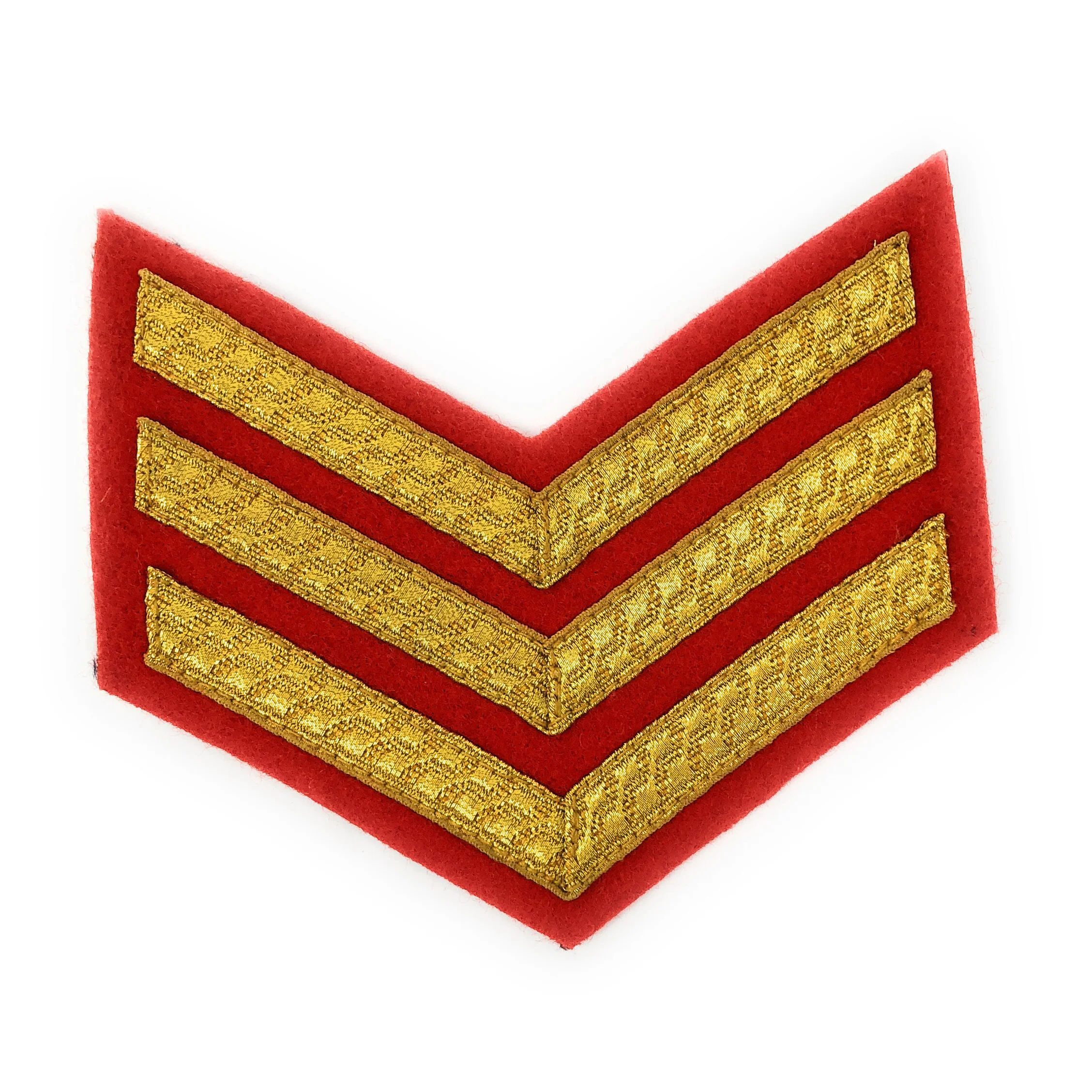 Mess Dress - Chevrons - Gold on Scarlet - Sgt