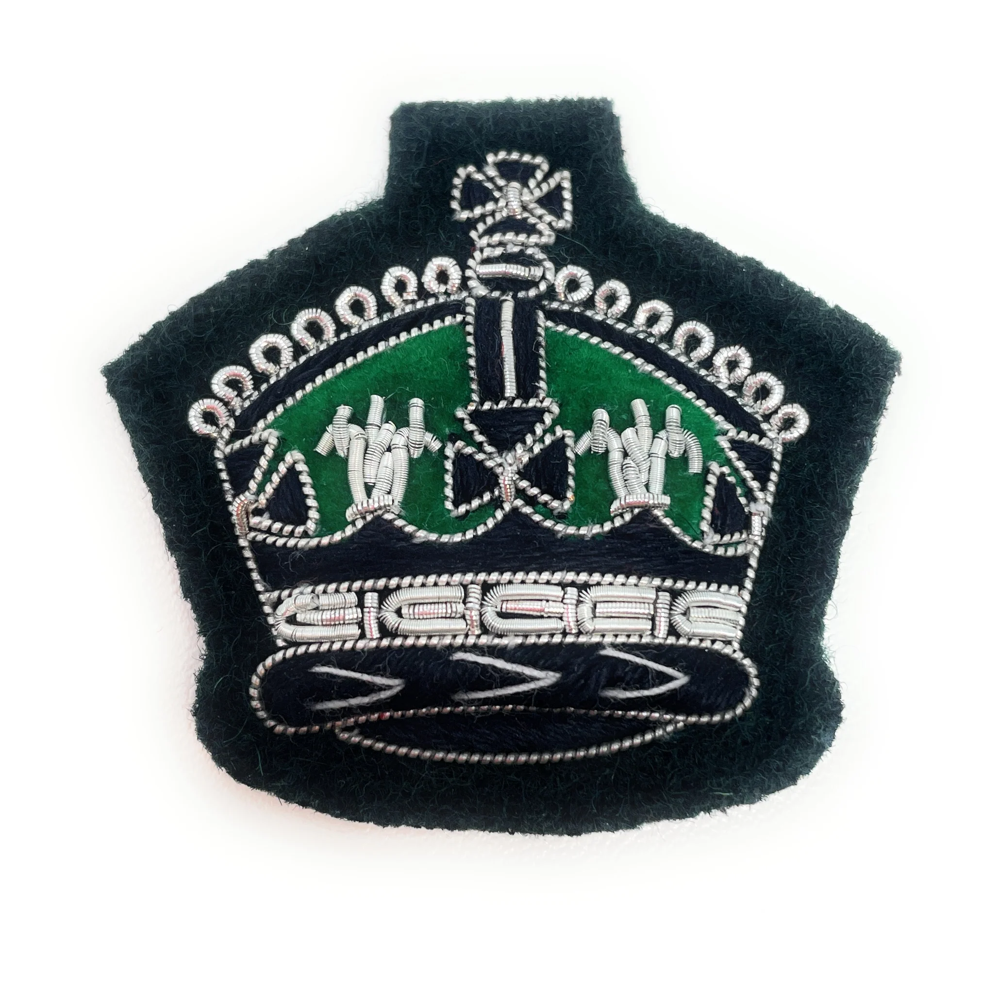Mess Dress Crown - The Rifles - WO2 - Tudor Crown
