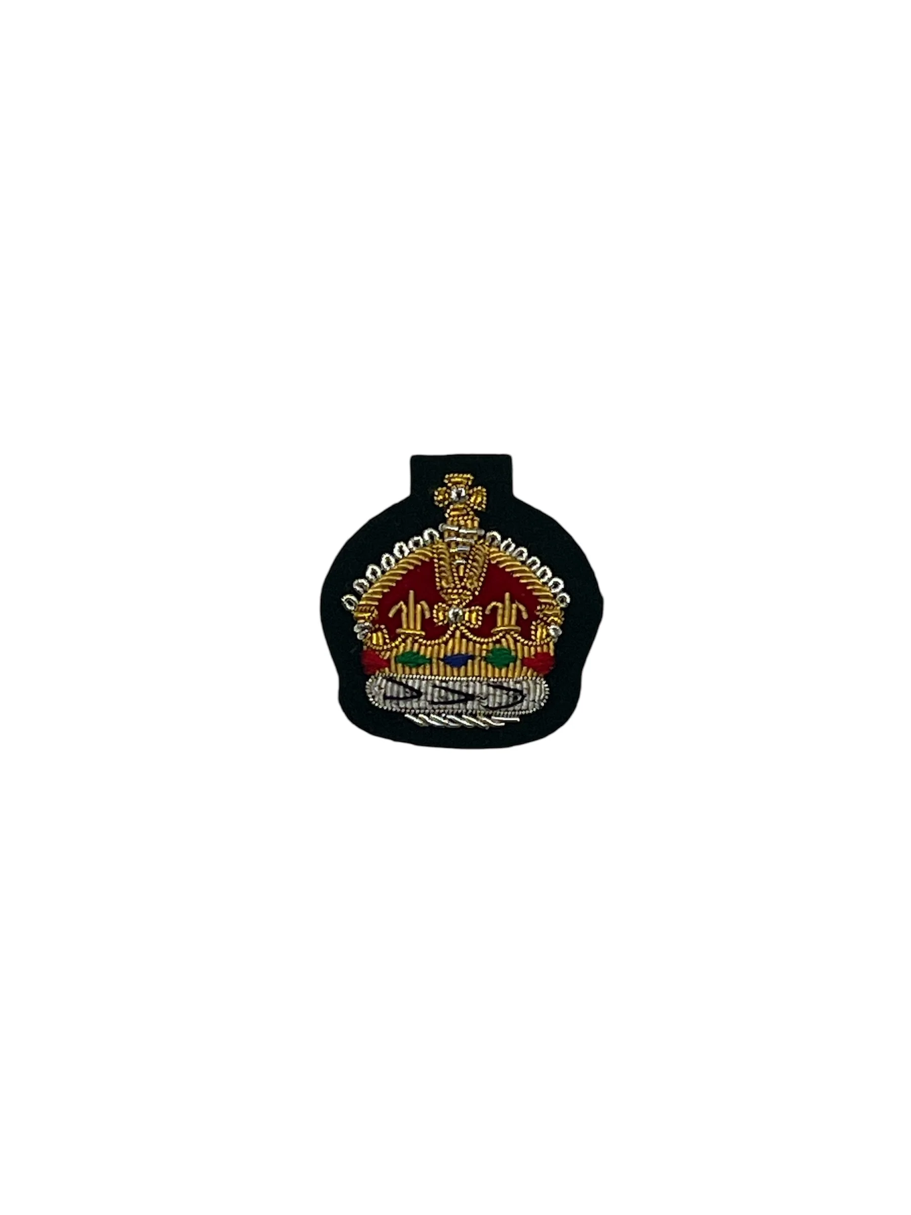 Mess Dress Crowns - S/Sgt - Yorks DOO11 Green Ground - Tudor Crown