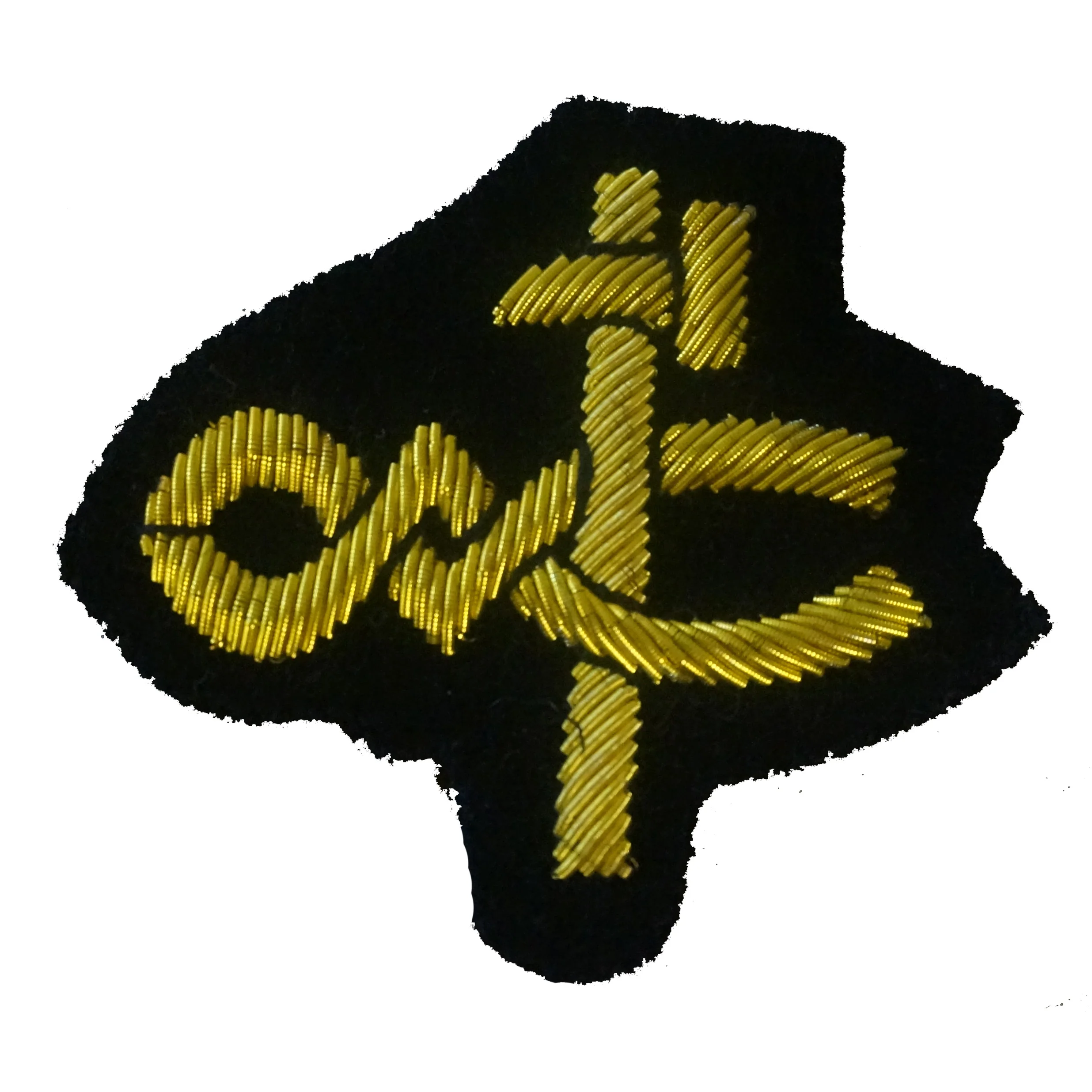 Mess Dress - Qualification Badge - Artificer - Gold on Navy