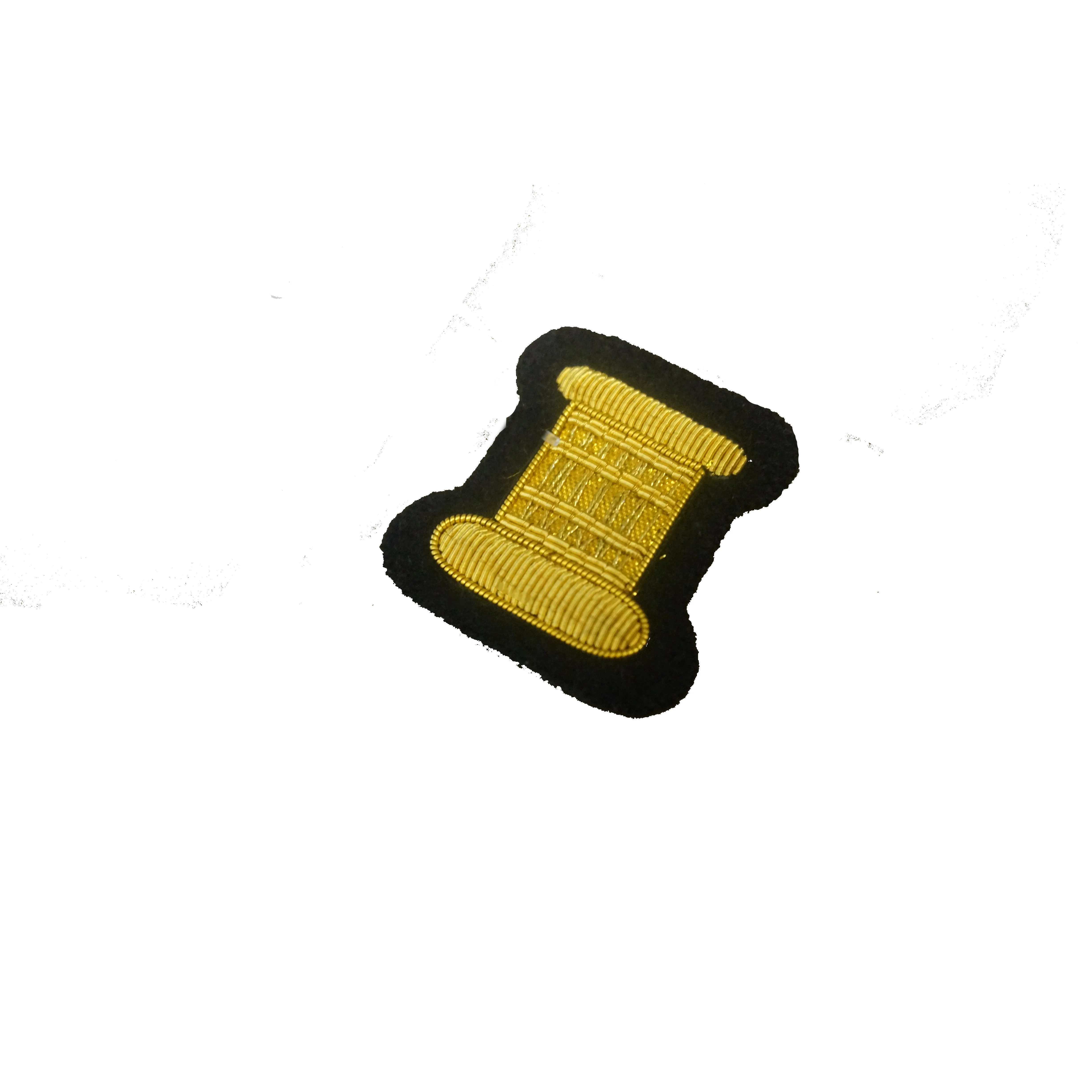 Mess Dress - Qualification Badge Drummer - Gold on Black