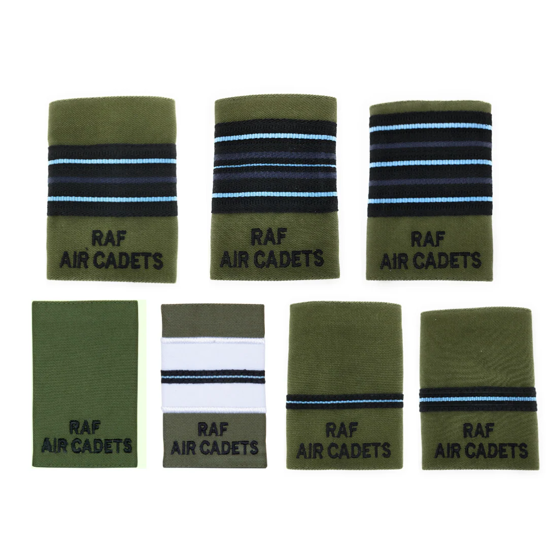 Officers' No2 Dress Olive Rank Slide - RAF Air Cadets