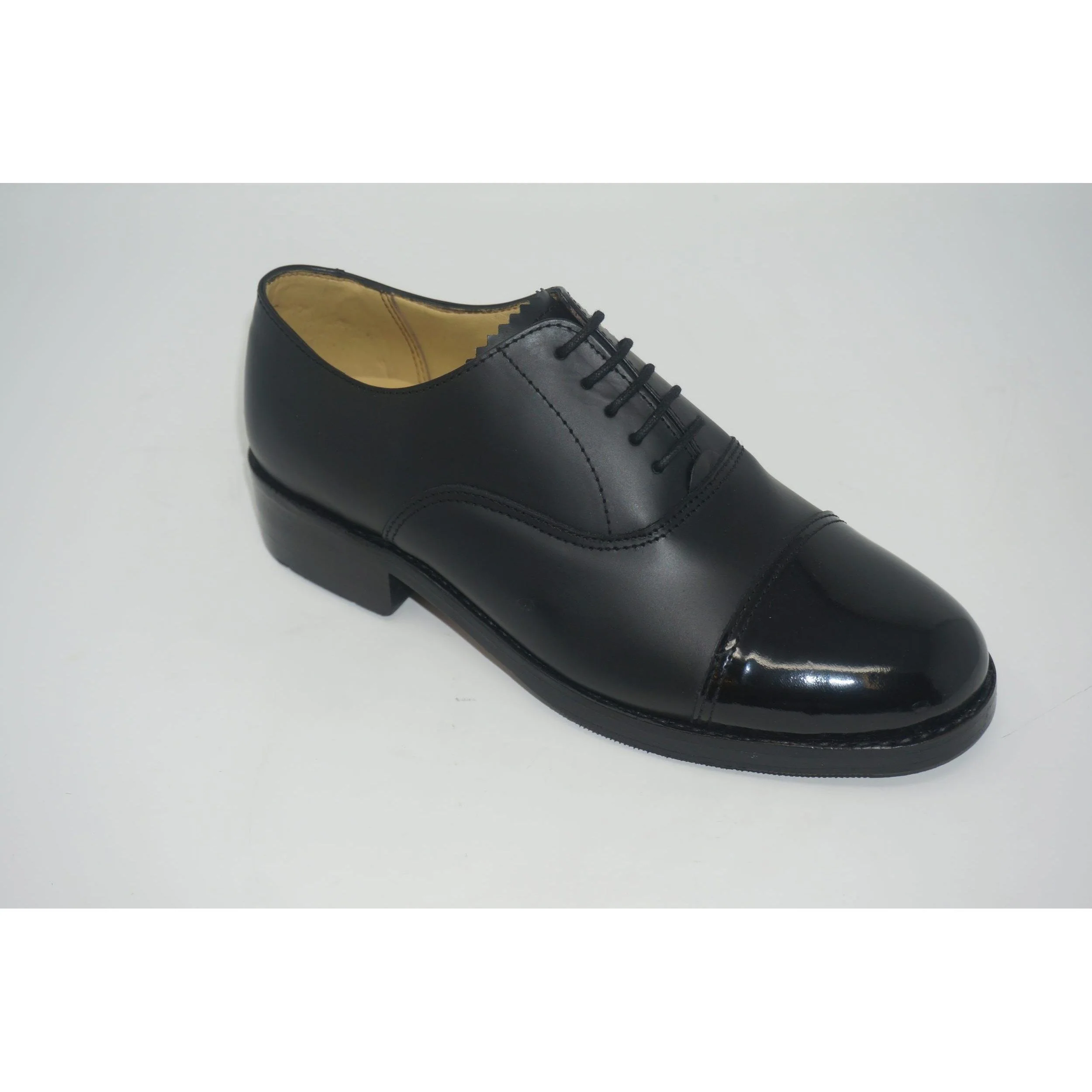 Oxford Shoe with Patent Toe Cap - Image 4