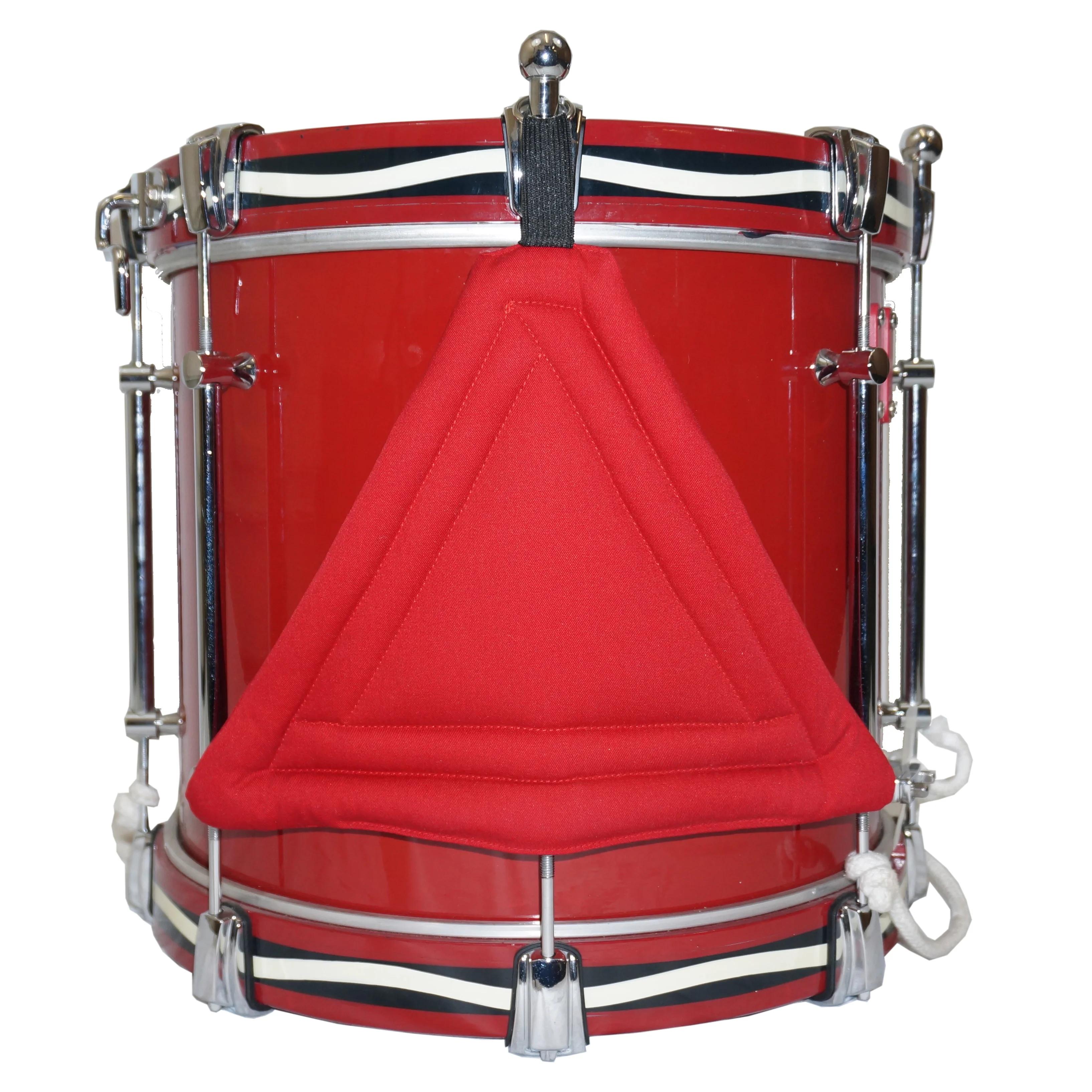 Red Padded Drum Triangles - To fit Viscount/Pearl and Andante drums - Image 2