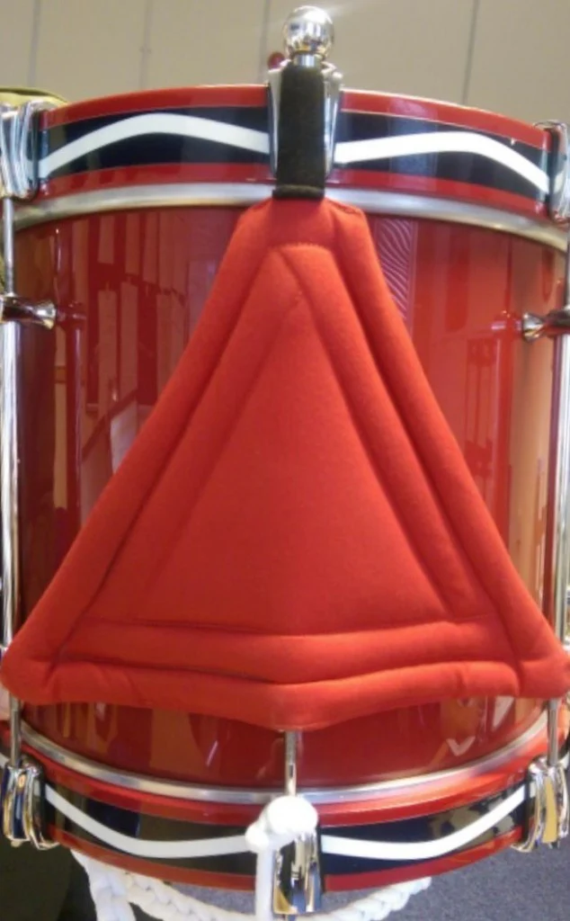 Red Padded Drum Triangles - To fit Viscount/Pearl and Andante drums - Image 3