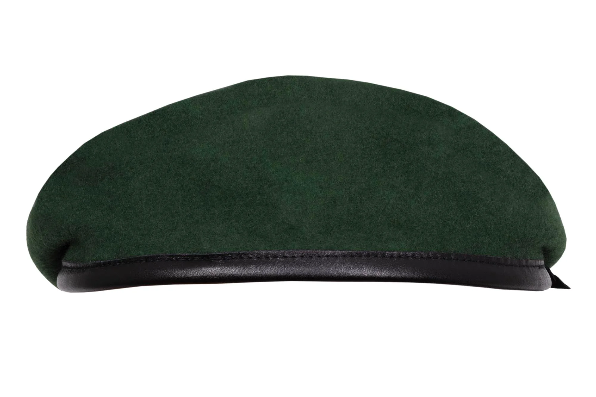 Beret Rifle Green - Blue Silk Lined - Small crown - Image 3