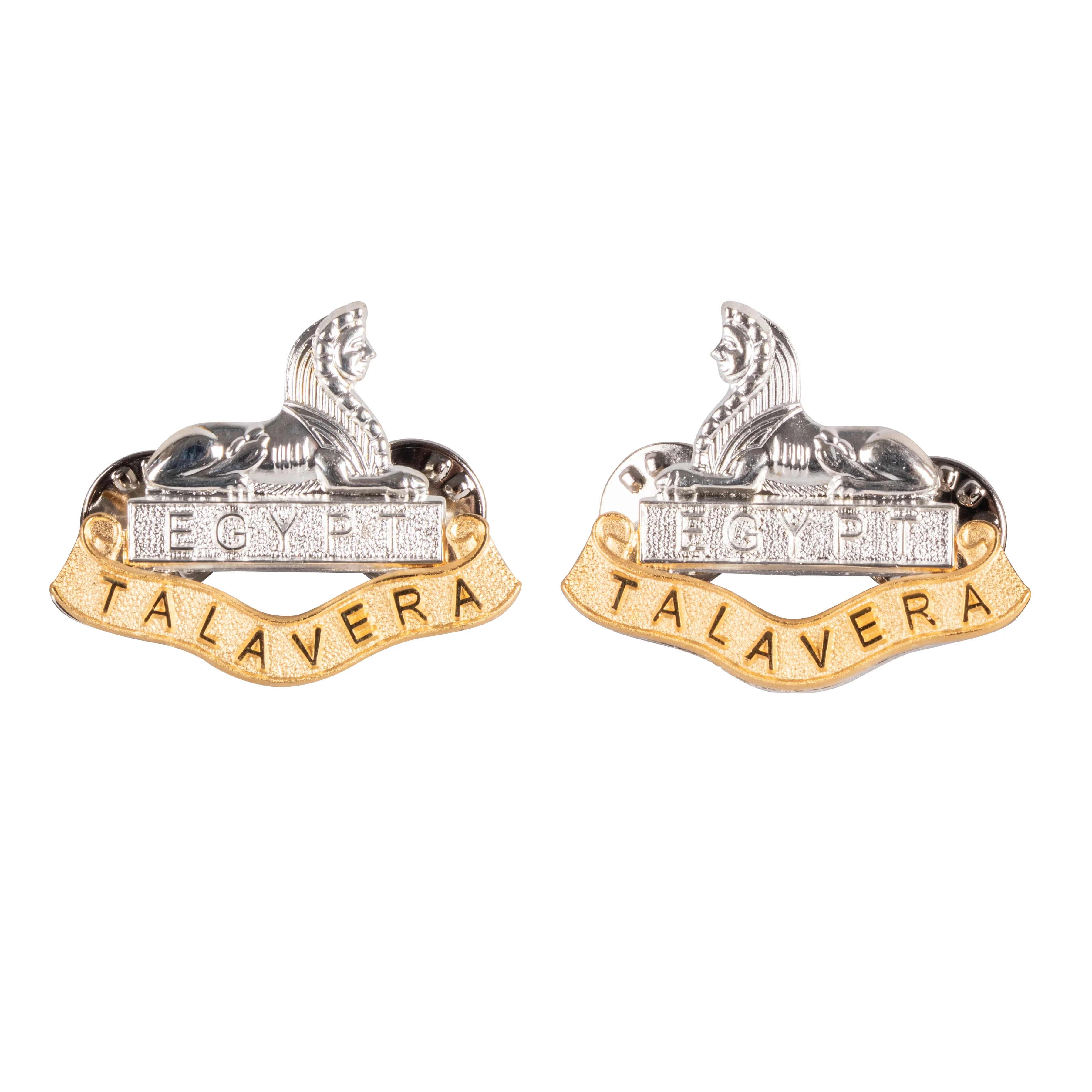 Royal Anglian - Collar Badges - 2nd Bn - Pair