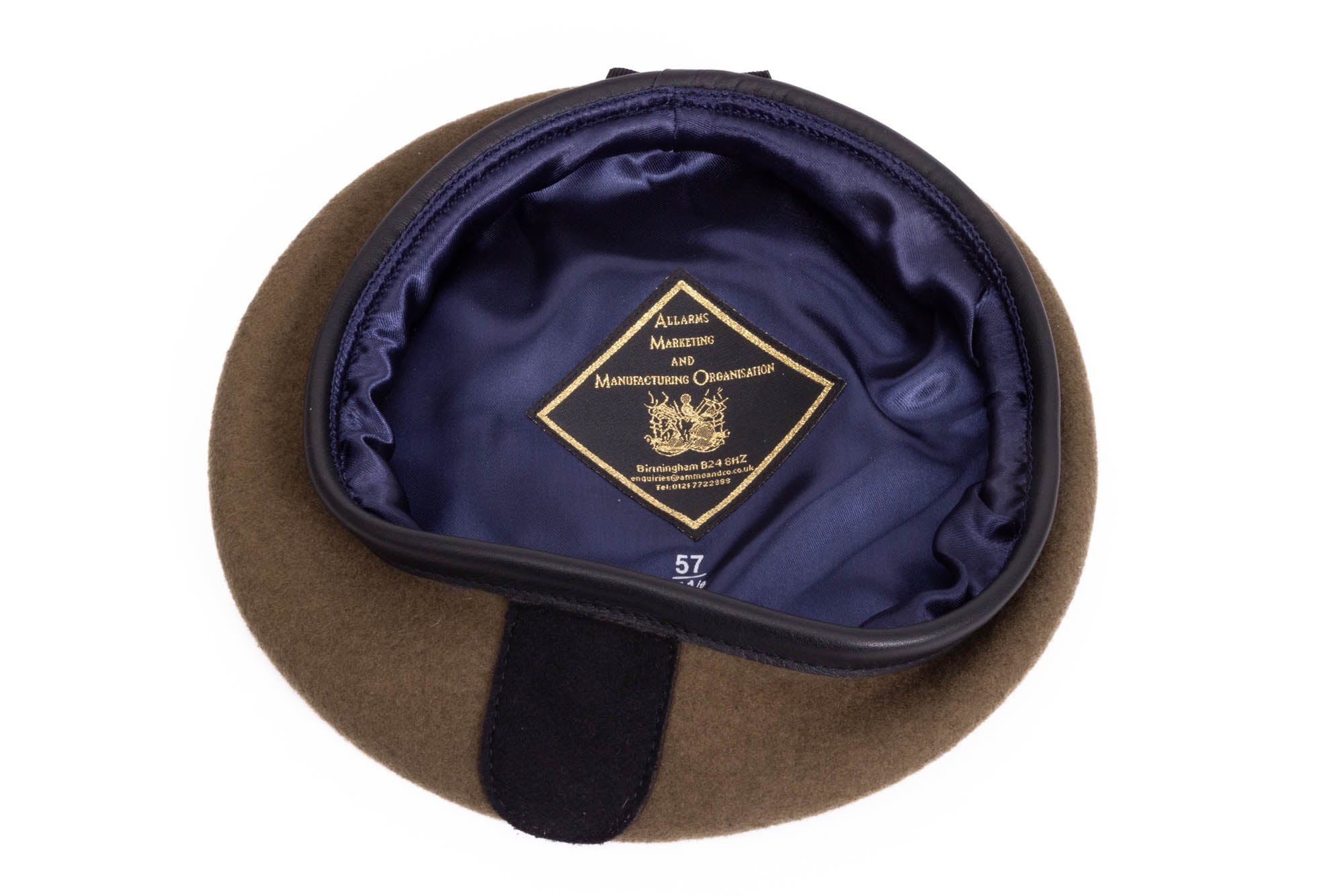 Royal Anglian Khaki Beret Supplied with Black Beret Badge Backing Patch stitched on - Image 5