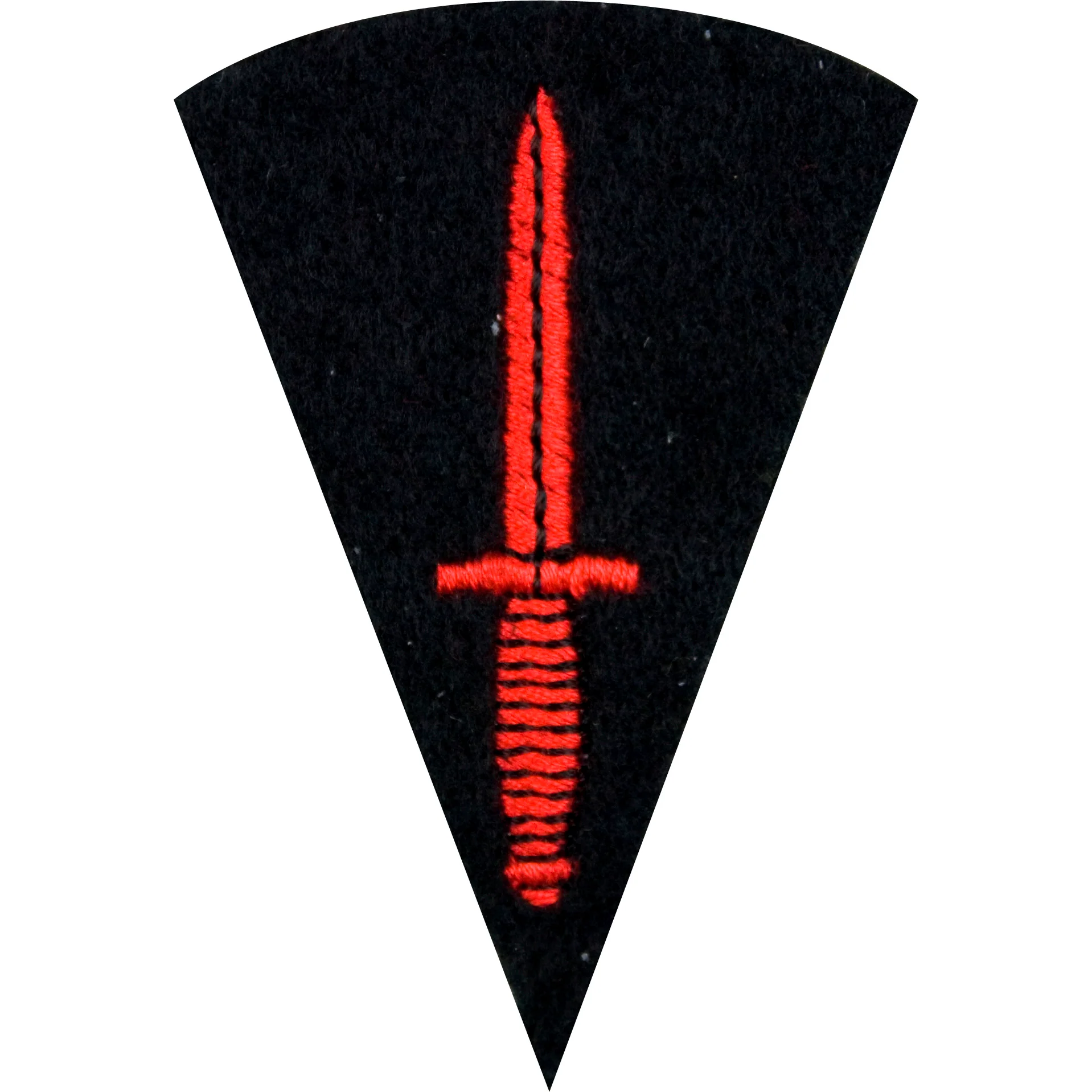 Royal Marines Commando Shoulder Title - Emb - Red on Blk - Pack of 5