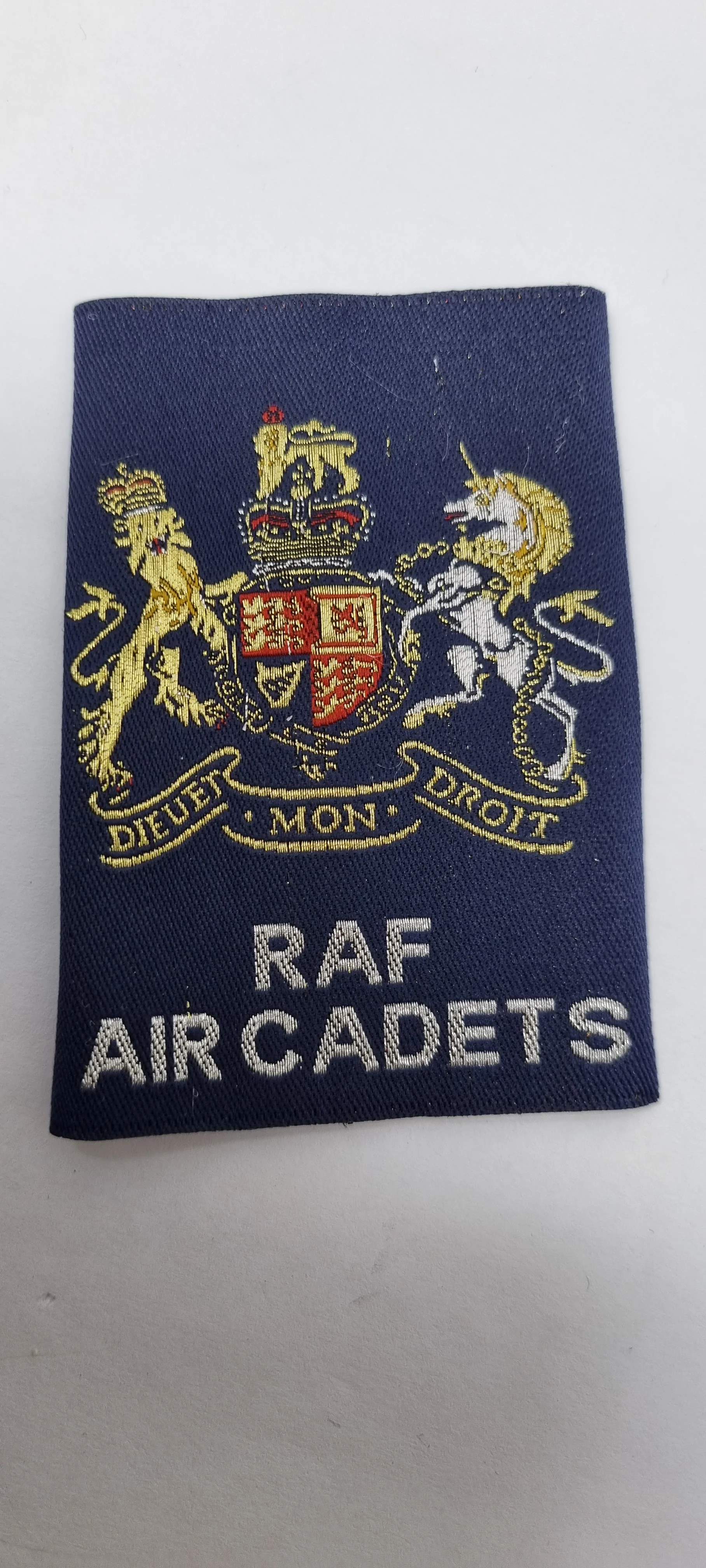 SNCO/WO Rank Slide - RAF Air Cadets - Blue Woven - Image 2