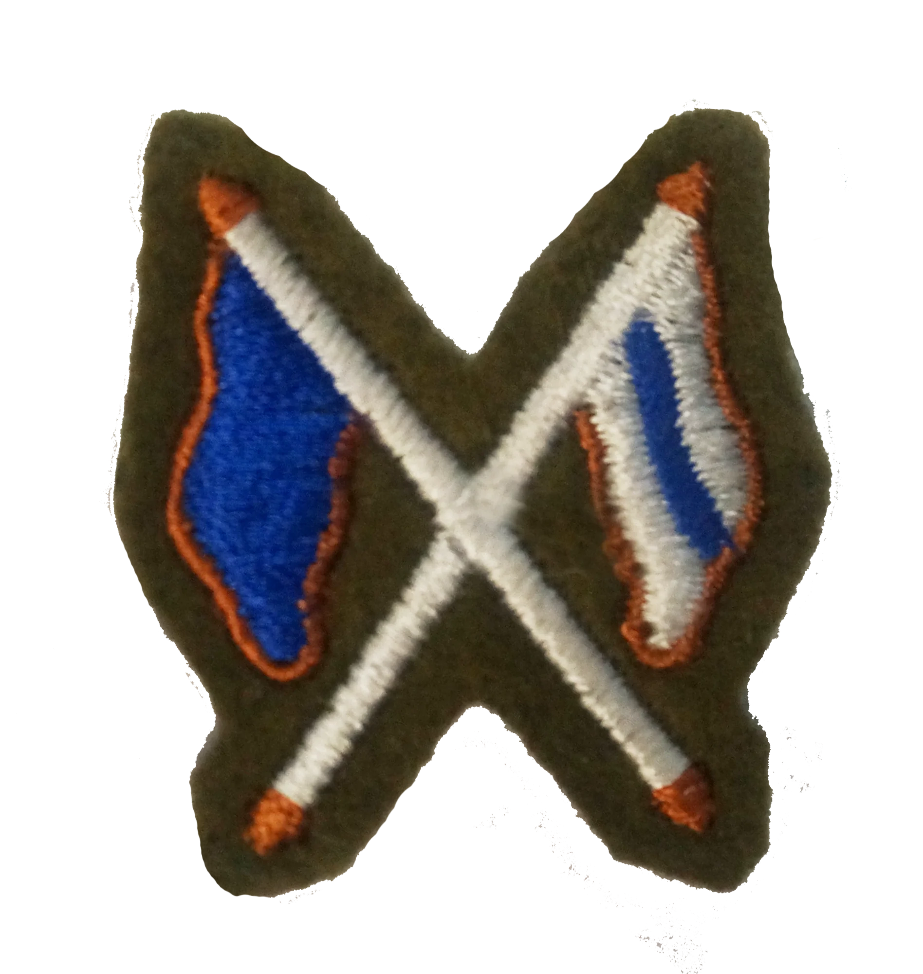 Trade Badge - Signaller (X Flags) - Cadet Size (37mm x 30mm)