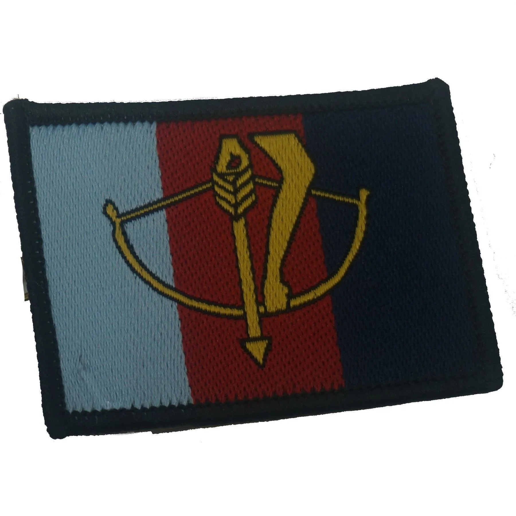 TRF - 16 Air Defence RA - Gold Bowman on Navy/Red/Sky Blue - 55 x 40mm - Pack 5 - Image 2